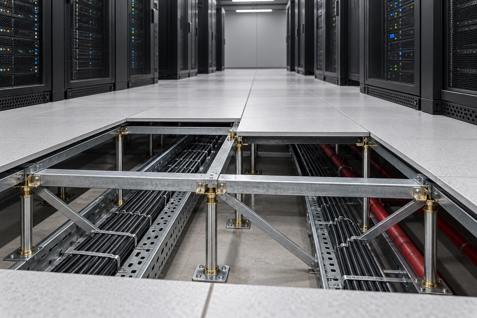 Data Center Yükseltilmiş Döşeme Sistemleri